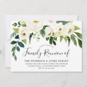 ホワイトフローラクリームビューティフルファミリー懇親会 招待状 (正面)