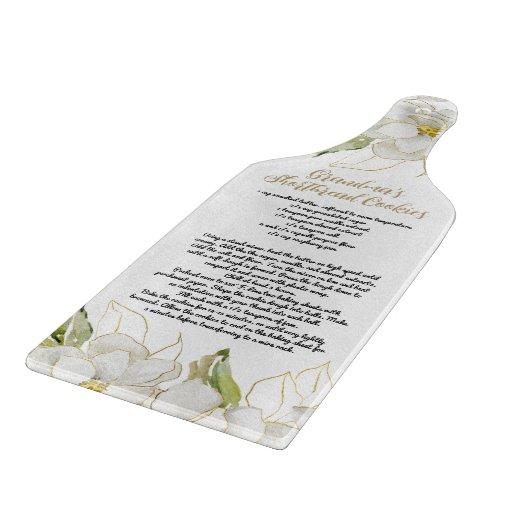 ホワイトフローラグランマズクッキーレシピファームハウス カッティングボード (角)