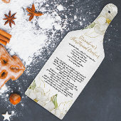 ホワイトフローラグランマズクッキーレシピファームハウス カッティングボード