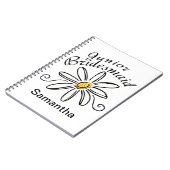 ホワイトフローラジュニア花嫁メイド ノートブック (左側)