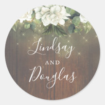 ホワイトフローラストリングライツ素朴ロマンチック