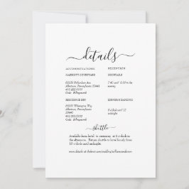 ホワイトフローラスワッシュホワイト結婚ズ詳細 招待状