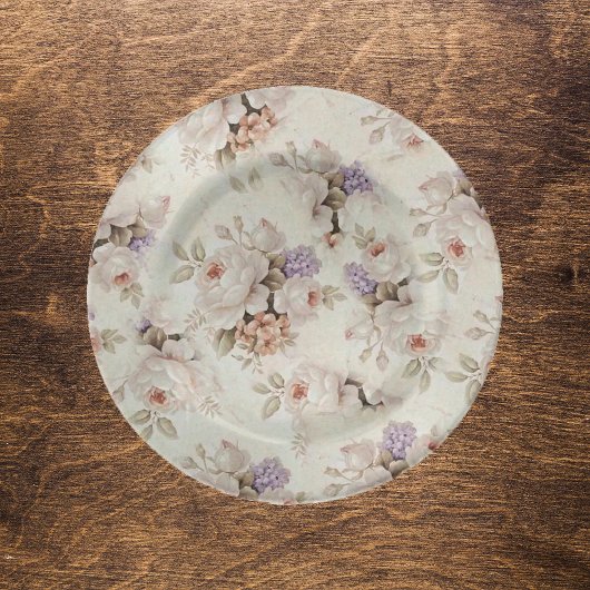 ホワイトフローラデコページティッシュペーパー 薄葉紙