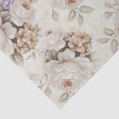 ホワイトフローラデコページティッシュペーパー 薄葉紙 (詳細)