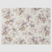 ホワイトフローラデコページティッシュペーパー 薄葉紙 (正面)