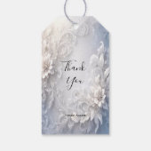 ホワイトフローラフローリッシュギフトラベル ギフトタグ (裏面)