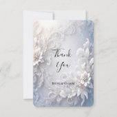 ホワイトフローラフローリッシュサンキューカード サンキューカード (正面)