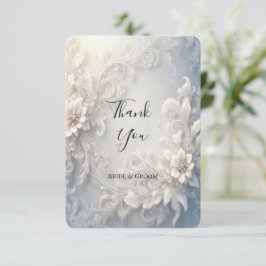 ホワイトフローラフローリッシュサンキューカード サンキューカード