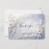 ホワイトフローラフローリッシュサンキューカード サンキューカード (正面)