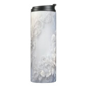 ホワイトフローラフローリッシュサーマルタンブラー タンブラー (回転左)