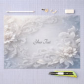 ホワイトフローラフローリッシュティッシュペーパー 薄葉紙 (クラフト)