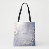 ホワイトフローラフローリッシュトートバッグ トートバッグ (正面)