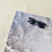 ホワイトフローラフローリッシュビーチタオル ビーチタオル (インサイチュ)