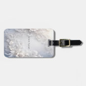 ホワイトフローラフローリッシュラゲッジタグ ラゲッジタグ (正面横)