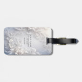 ホワイトフローラフローリッシュラゲッジタグ ラゲッジタグ (裏面横)