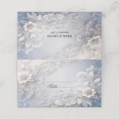 ホワイトフローラフローリッシュ座席表 プレイスカード (外部開封)