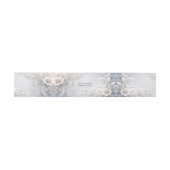 ホワイトフローラフローリッシュ招待状用帯 招待状ベリーバンド (フラット)