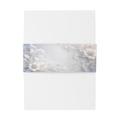 ホワイトフローラフローリッシュ招待状用帯 招待状ベリーバンド (裏面例)