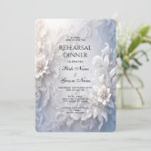 ホワイトフローラフローリハーサルディナー 招待状 (スタンド正面)