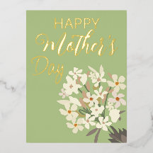 ホワイトフローラブーケ/母の日