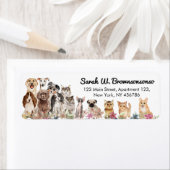 ホワイトフローラペットトリマー猫犬 ラベル (インサイチュ)