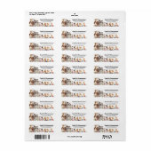 ホワイトフローラペットトリマー猫犬 ラベル (フルシート)