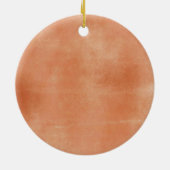 ホワイトフローラボホ結婚のオーナメントギフト セラミックオーナメント (裏面)