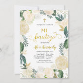 ホワイトフローラミバウティゾインビタスペインのシオンインビタ 招待状 (正面)