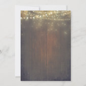 ホワイトフローラメイソンジャー素朴カントリーウェディング 招待状 (裏面)