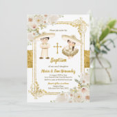 ホワイトフローラメキシコバプテスズフィエスタツイン 招待状 (スタンド正面)