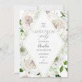 ホワイトフローラ卒業パーティー 招待状 (正面)