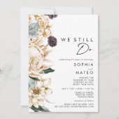 ホワイトフローラ我々はまだリニューアル招待状 招待状 (正面)