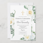 ホワイトフローラ最初の通信スペインの招待状 招待状 (正面)