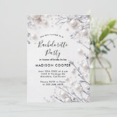 ホワイトフローラ真珠バチェロレッテ 招待状 (スタンド正面)