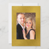 ホワイトフローラ素朴バーンカントリー結婚式の写真 招待状 (裏面)