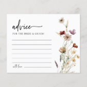 ホワイトフローラ結婚のアドバイスカード (正面)