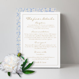 ホワイトフローラ結婚の詳細エンクロージャカード シーズンカード
