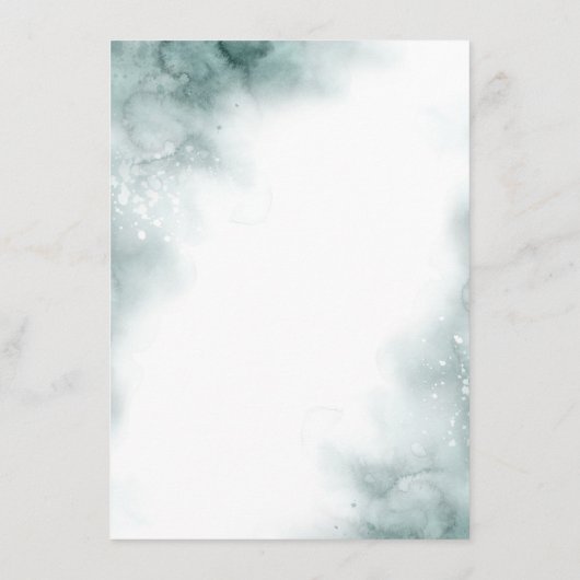 ホワイトフローラ結婚の詳細情報ゲスト エンクロージャーカード (裏面)