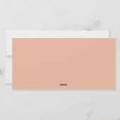 ホワイトフローラ緑リースクリスマスフォト シーズンカード (裏面)