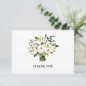 ホワイトフローラ葬式 サンキューカード (スタンド正面)