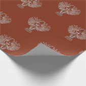 ホワイトフールオンダークゴールデンラッピング紙 ラッピングペーパー (角)