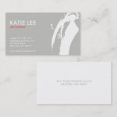 ホワイトブラシストロークNo.2名刺 名刺 (正面/裏面)