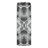 ホワイトブラックの透かし模様 タンブラー (裏面)