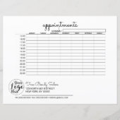 ホワイトブラックフレームスクリプトロゴアポイントメント集計表 (裏面)