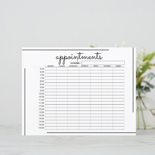 ホワイトブラックフレームスクリプトロゴアポイントメント集計表 (スタンド正面)