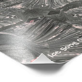 ホワイトブラック抽象芸術トライバルマスク1 フォトプリント            (角)