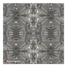 ホワイトブラック抽象芸術トライバルマスク1