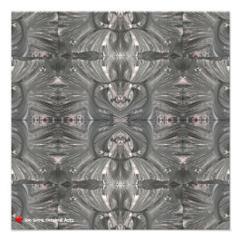 ホワイトブラック抽象芸術トライバルマスク1 フォトプリント           