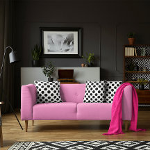 ホワイトブラック水玉模様