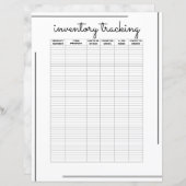 ホワイトブラック縁どスクリプトロゴインベントリ追跡 (正面/裏面)